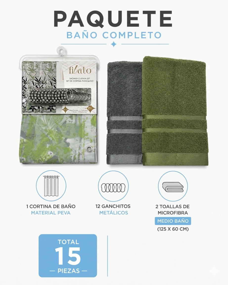 PAQUETE BAÑO COMPLETO