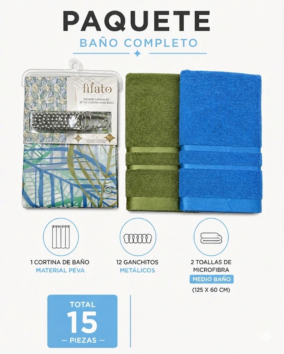 PAQUETE BAÑO COMPLETO