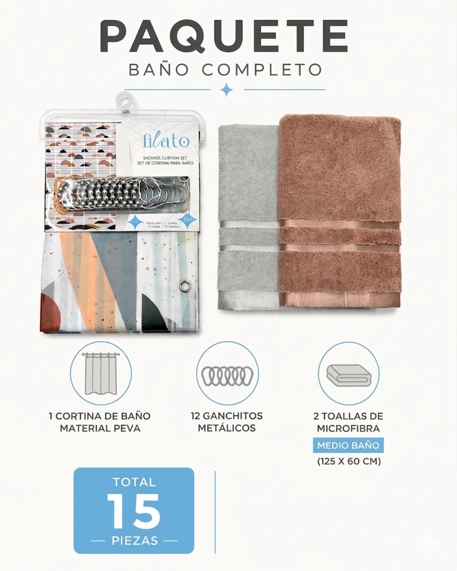 PAQUETE BAÑO COMPLETO